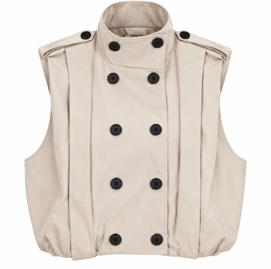 Chaleco bomber botones