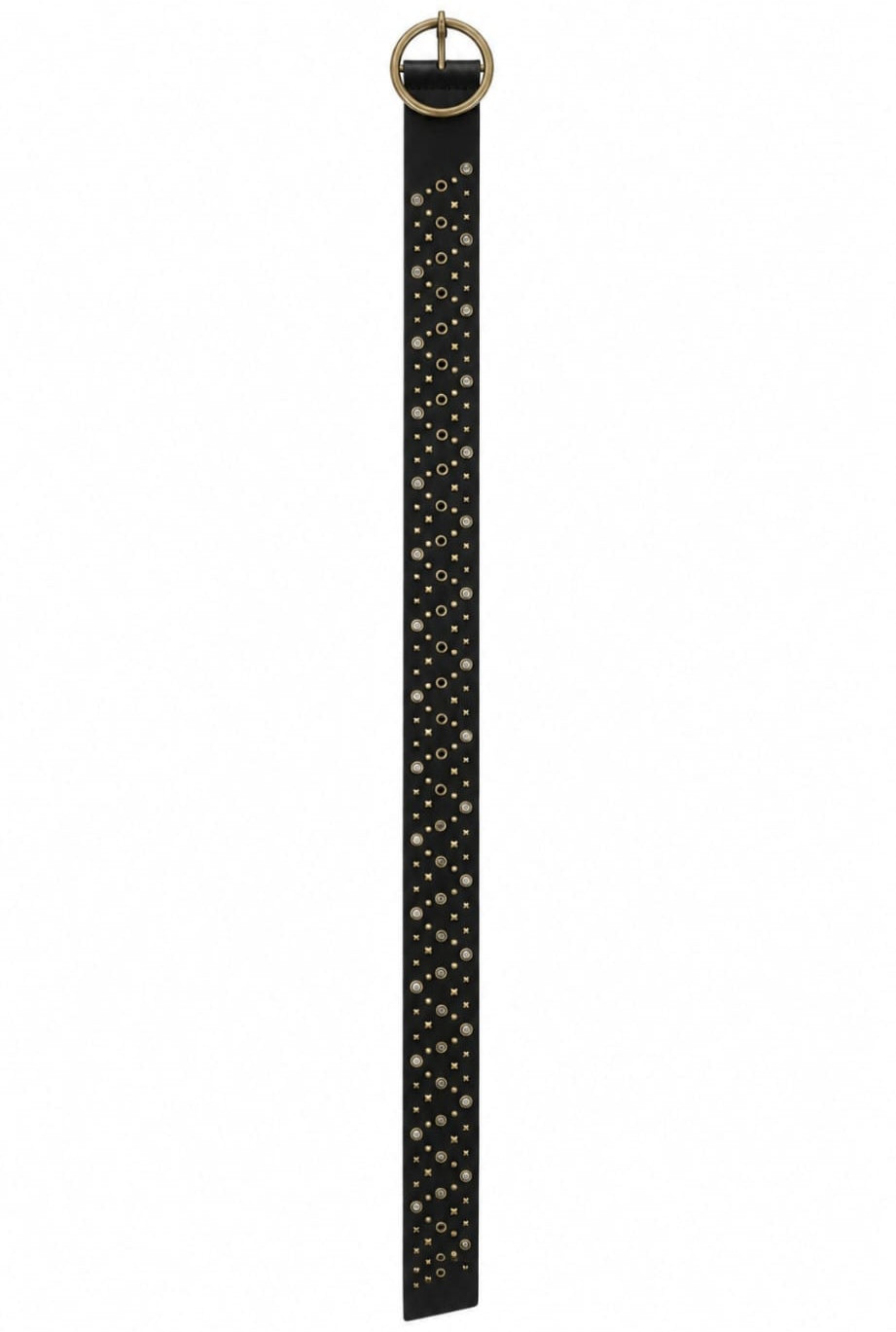 Cinturón polipiel tachuelas