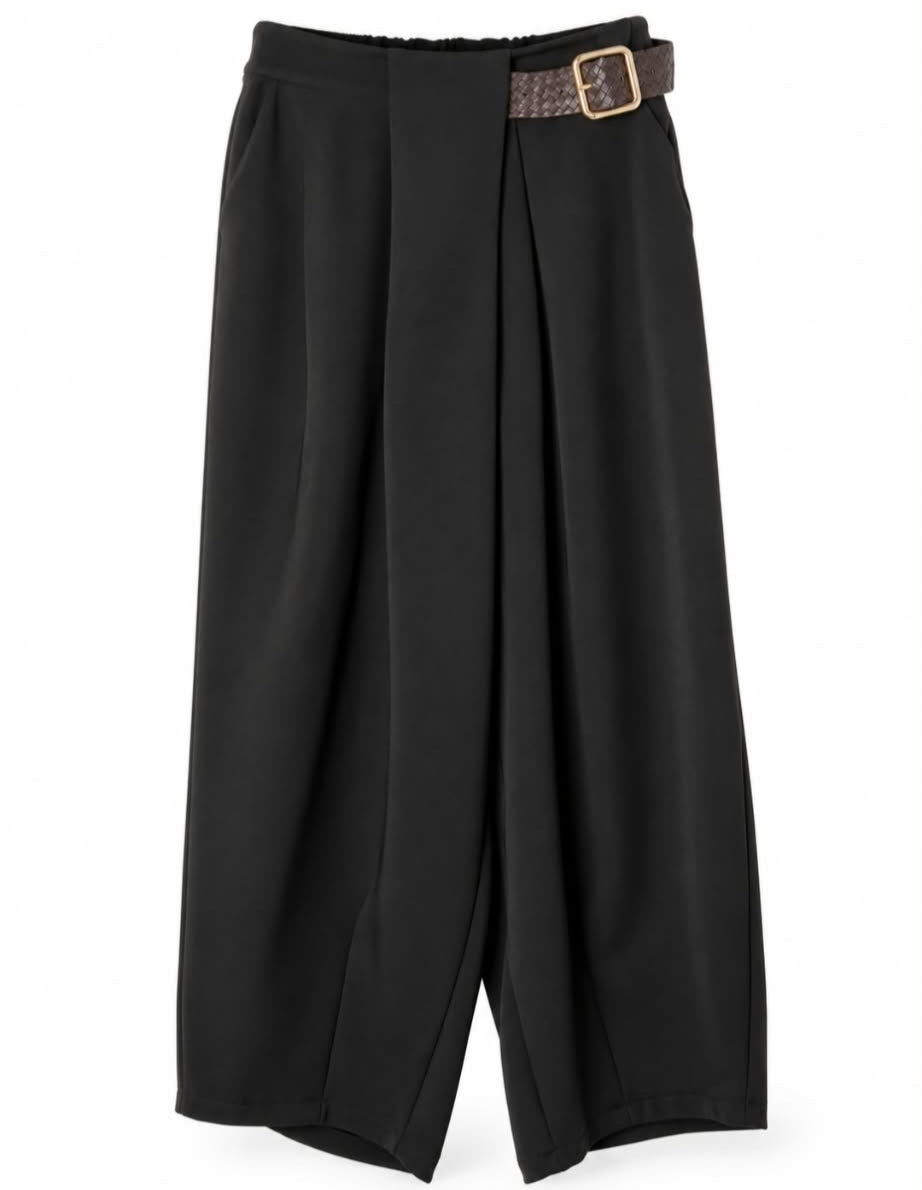 Pantalón cinturón invisible negro