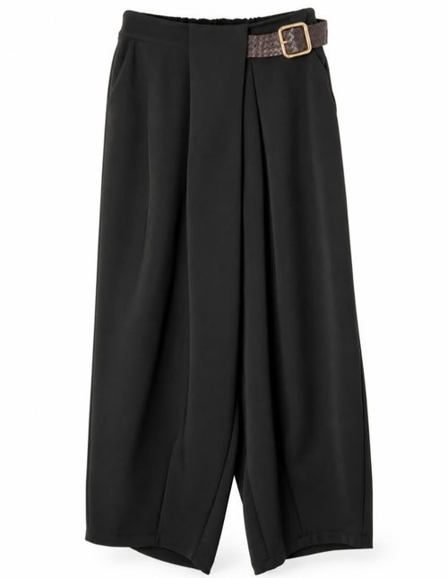 Pantalón cinturón invisible negro