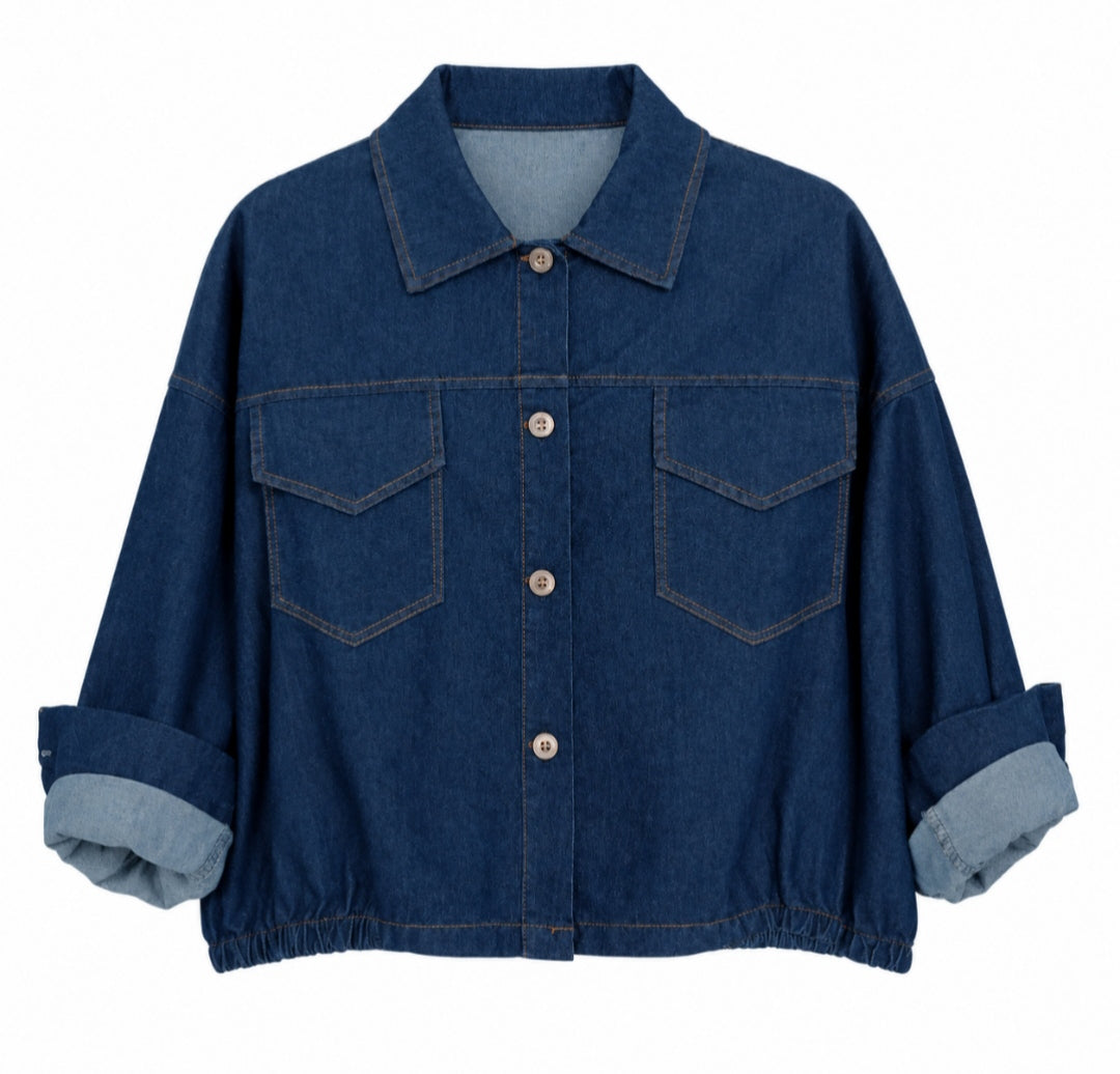 Camisa vaquera bolsillos jean