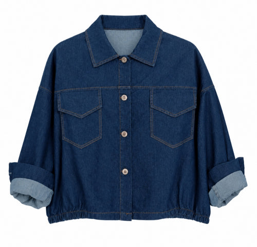 Camisa vaquera bolsillos jean